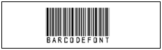Barcode Font Fonte True Type