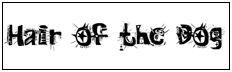 Hair Of The Dog Fonte True Type