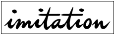 Imitation Fonte True Type